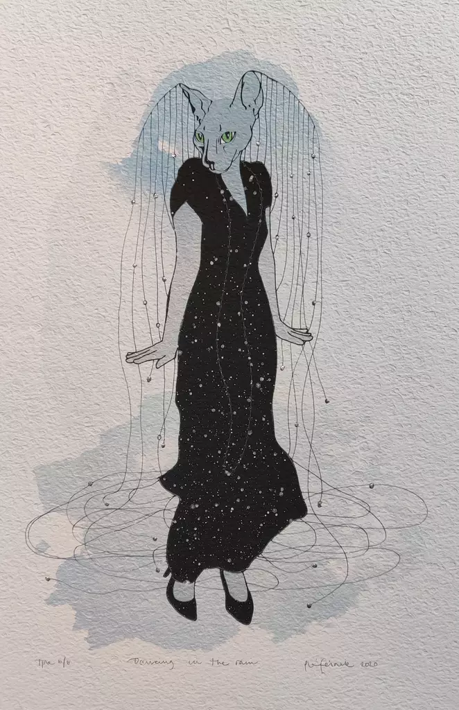 Feinik Pia: Dancing in the rain - Keskisuuret vedokset - T11484 - 1