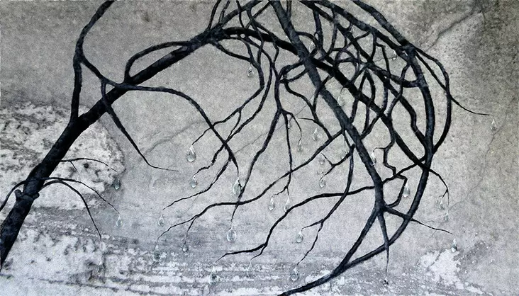 Hintsanen Päivi: Kyynelpuun oksat: Surunkyyneleet - Keskisuuret vedokset - t11704 - 1