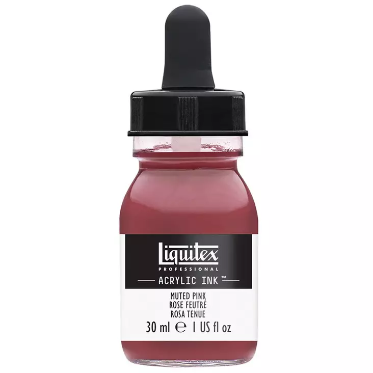 Liquitex Acrylic Ink 504 Pink Muted 30ml - Akryylimusteet - 2995524 - 1