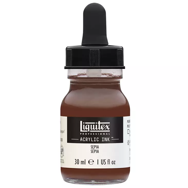 Liquitex Acrylic Ink 609 Sepia 30ml - Akryylimusteet - 2047704 - 1
