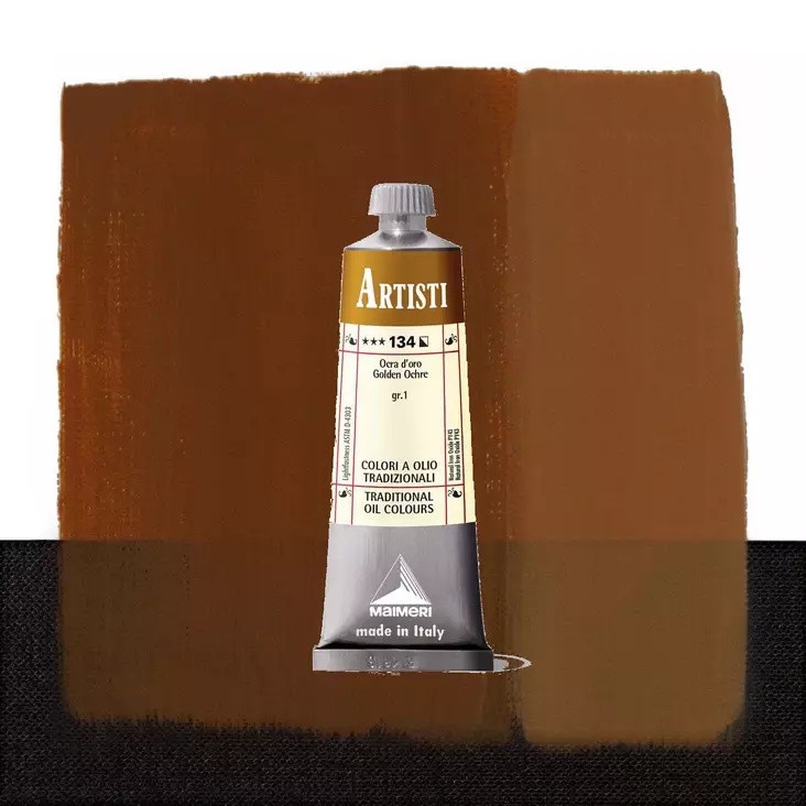 Maimeri Artisti 134 Golden Ochre 60ml - Maimeri Artisti 60ml ja 200ml - 0106134 - 1
