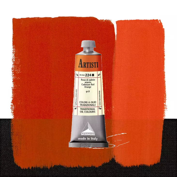 Maimeri Artisti 224 Cadmium Red Orange 60ml - Maimeri Artisti 60ml ja 200ml - 0106224 - 1