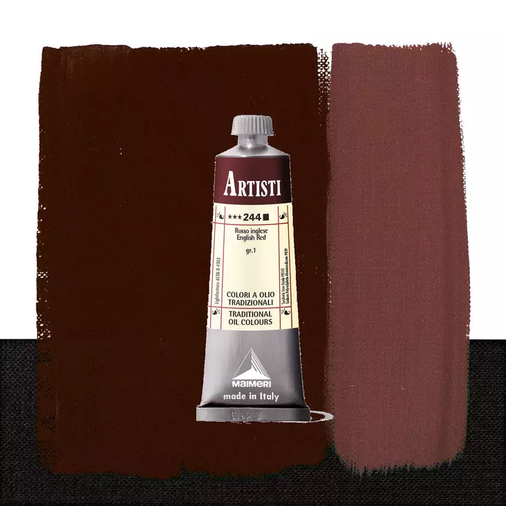 Maimeri Artisti 244 English Red 60ml - Maimeri Artisti 60ml ja 200ml - 0106244 - 1