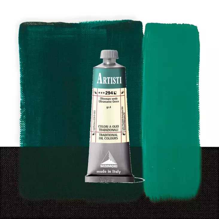 Maimeri Artisti 294 Ultramarine Green 60ml - Maimeri Artisti 60ml ja 200ml - 0106294 - 1