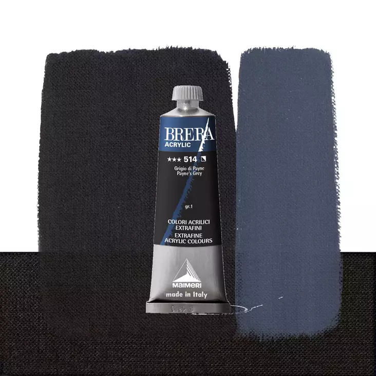 Maimeri Brera 514 Paynes Grey 60ml - Maimeri Brera 60ml ja 200ml - 0806514 - 1