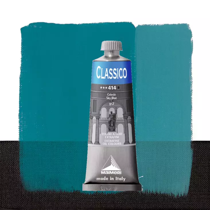 Maimeri Classico 414 Sky Blue 60ml - Öljyvärit - 0306414 - 1