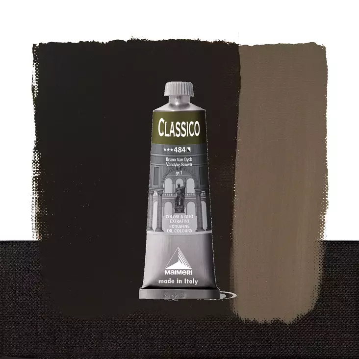 Maimeri Classico 484 Vandyke Brown 60ml - Maimeri Classico 60ml - 0306484 - 1