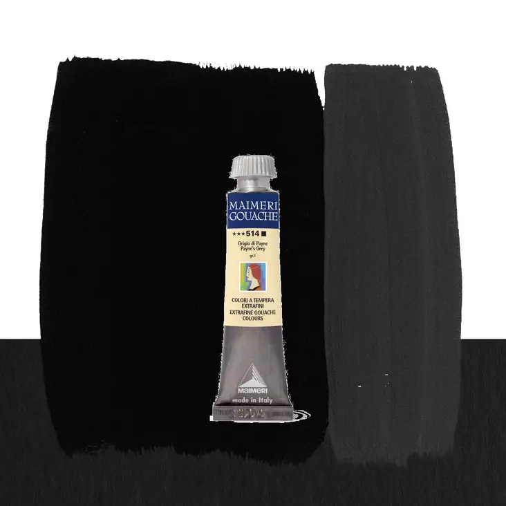 Maimeri Guassi 514 Paynes Grey 20ml - Guassi ja peitevärit - 2002514 - 1