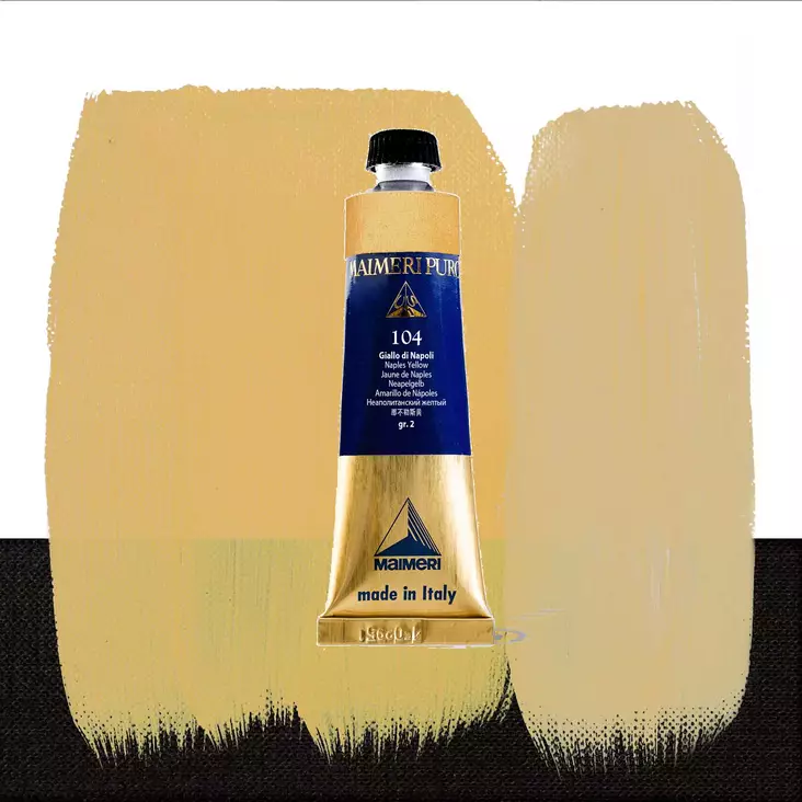 Maimeri Puro 104 Naples Yellow 40ml - Maimeri Puro 40ml - 0012104 - 1