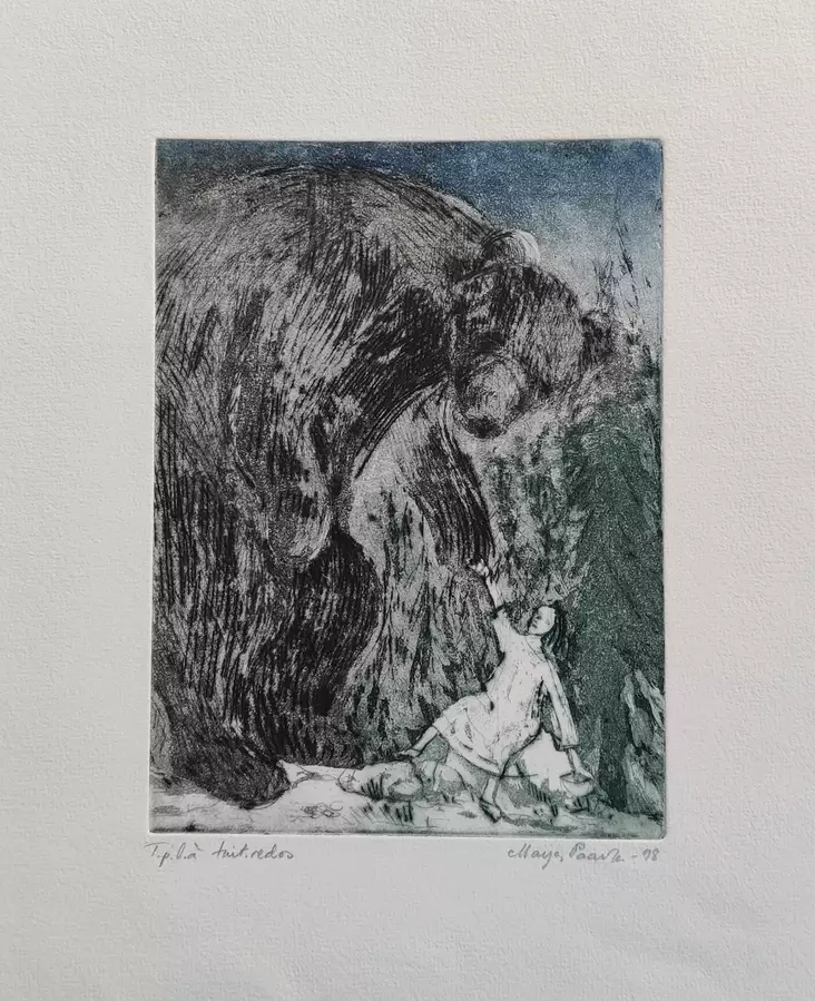 Paavola Maija: Kosiva karhu - Pienet vedokset - T10384 - 1