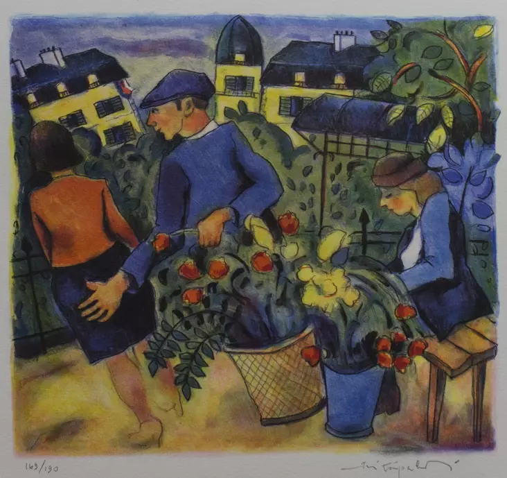 Taipaleenmäki Jussi: Kukkakaupassa - Keskisuuret vedokset - t8094 - 1