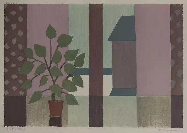 Vionoja Veikko: Ikkuna-asetelma - Keskisuuret vedokset - t2684 - 1