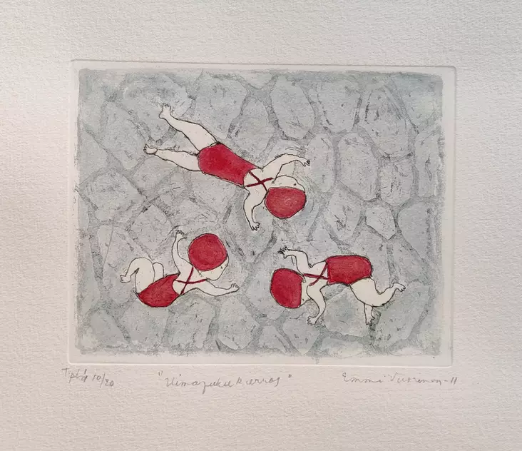 Vuorinen Emmi: Uimapukukierros - Pienet vedokset - t12124 - 1