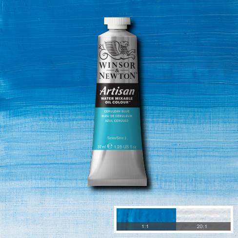 W&N Artisan 138 Cerulean Blue Hue 37ml - Vesiliukoiset öljyvärit - 514014 - 1