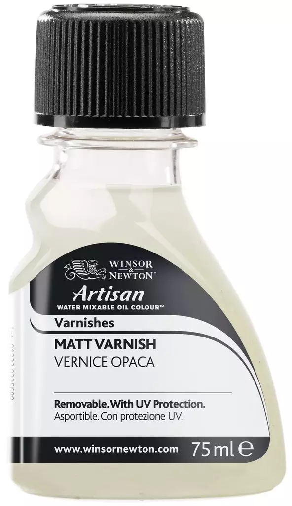 W&N Artisan Vernissa himmeä (Matt Varnish) 75ml - Vesiliukoisten öljyvärien maalausaineet - 3321724 - 1