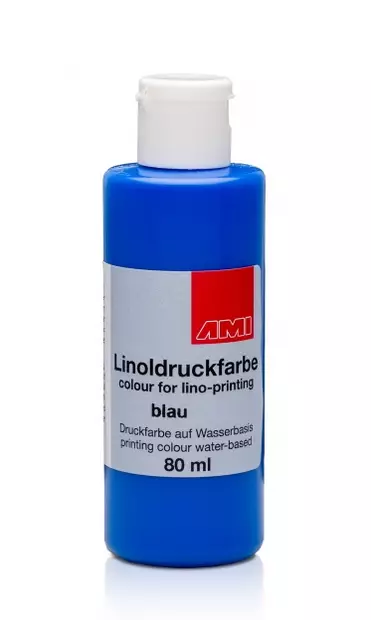 AMI Linoväri 80ml Sininen - AMI Linovärit - 501105 - 1