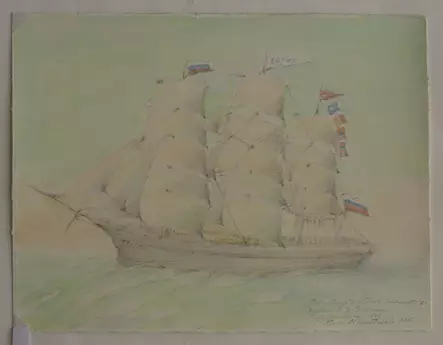 Inkala Hilkka: Fregatti Toivo 1871 - Suuret vedokset - t4295 - 1