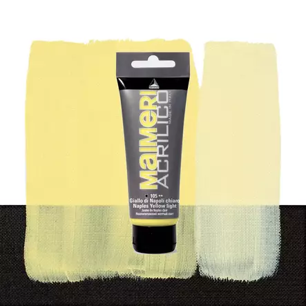 Maimeri Acrilico 105 Naples Yellow Light 75ml - Maimeri Acrilico 75ml - 0916105 - 1