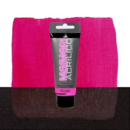 Maimeri Acrilico 215 Fluorescent Pink 75ml - Maimeri Acrilico 75ml - 0916215 - 1