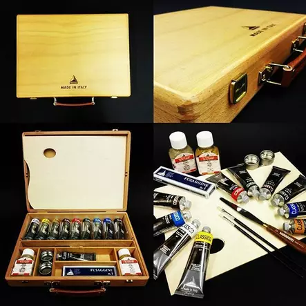 Maimeri Painting Set 10x60ml Classico + tarvikkeet - Maimeri Classico 60ml - 0399075 - 2