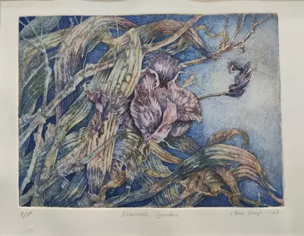 Sinioja Aino: Botanical gardens - Pienet vedokset - t12385 - 1