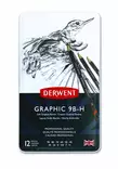 Derwent Graphic Soft 12 kynää (9B-H) - Lyijykynät - 538605 - 1