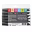 W&N Brushmarker Mid tones 6kpl setti - Brushmarker tussit - 5043325 - 4
