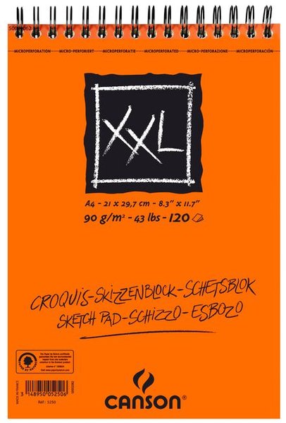 Canson XL Sketch A4 - Luonnos- ja piirustuslehtiöt - 550985 - 1