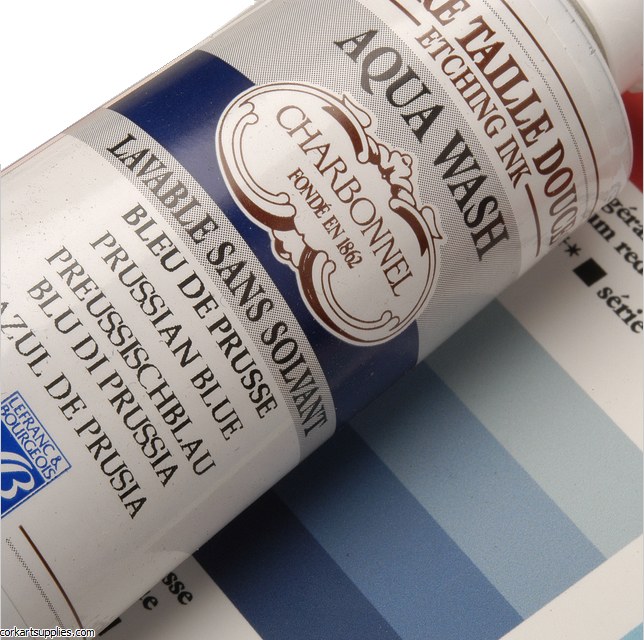 Charbonnel Aqua Wash 046 Prussian blue 60ml - Vesiliukoiset syväpainovärit - 3323945 - 1