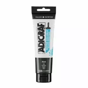 Daler-Rowney Linoväri 026 Black 150ml - Grafiikan värit - 6126685 - 1