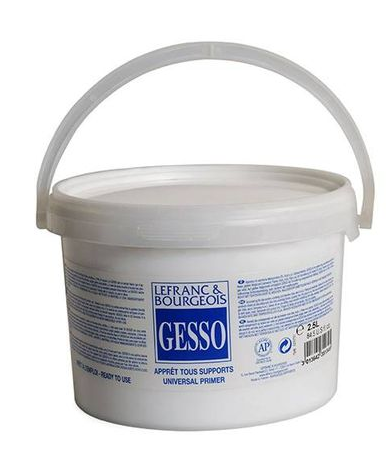 LB Gesso Artist pohjustusaine 2500ml - Maalausaineet - 2351345 - 1