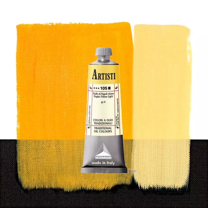 Maimeri Artisti 105 Naples Yellow Light 60ml - Maimeri Artisti 60ml ja 200ml - 0106105 - 1
