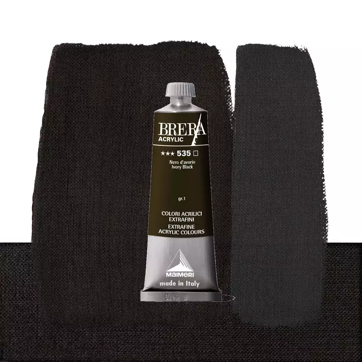Maimeri Brera 535 Ivory Black 60ml - Maimeri Brera 60ml ja 200ml - 0806535 - 1