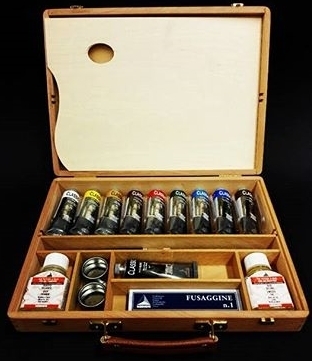 Maimeri Painting Set 10x60ml Classico + tarvikkeet - Maimeri Classico 60ml - 0399075 - 1