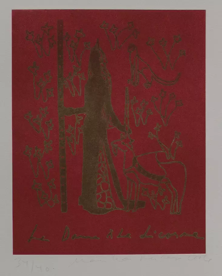 Mäkelä Marika: Neito ja yksisarvinen - Pienet vedokset - t5645 - 1