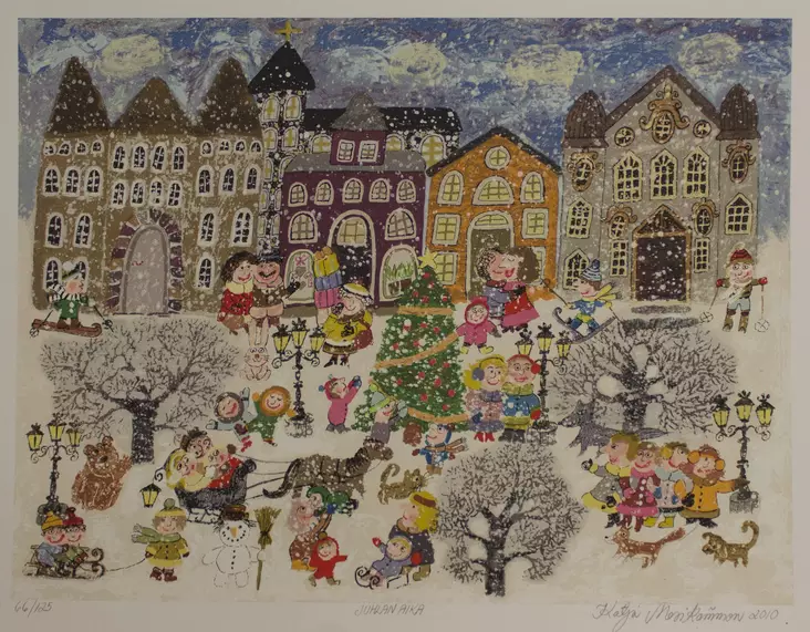 Mesikämmen Katja: Juhlan aika - Keskisuuret vedokset - t9845 - 1