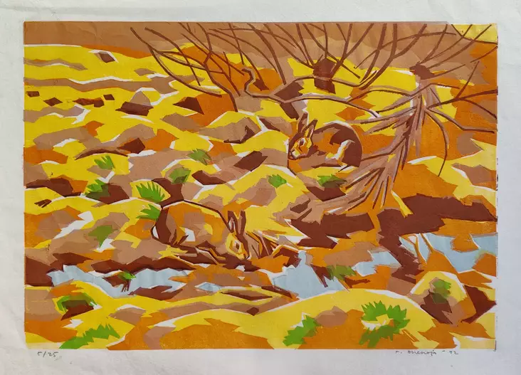 Ohenoja Tauno: Jänikset - Keskisuuret vedokset - T7475 - 1