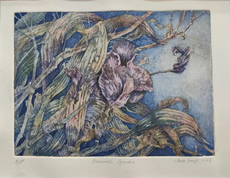 Sinioja Aino: Botanical gardens - Pienet vedokset - t12385 - 1