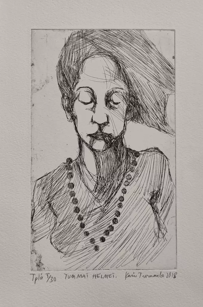 Tuomaala Kaisu: Tummat helmet - Pienet vedokset - t12085 - 1