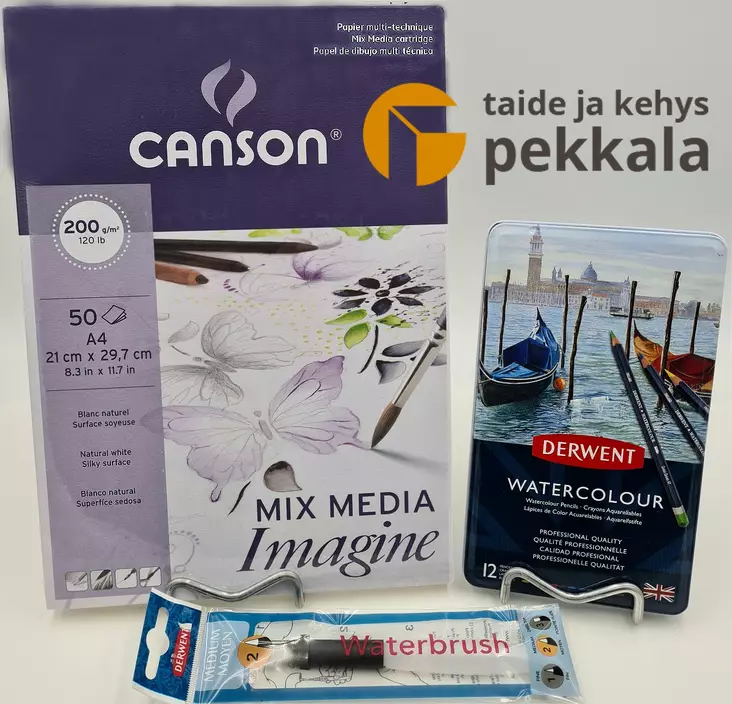 Vesivärikynäsetti Derwent Watercolour - Paketit by Pekkala - set5 - 1