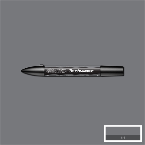 W&N Brushmarker Cool Grey 4 - Brushmarker tussit - 5042625 - 1