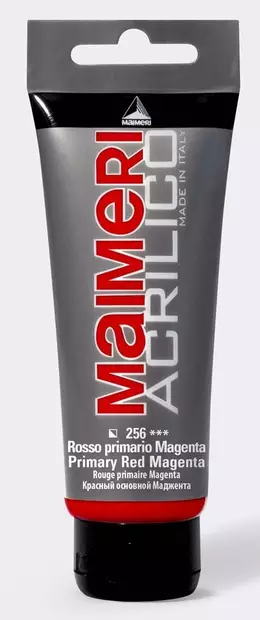 Maimeri Acrilico 256 Primary Red - Magenta 75ml - Maimeri Acrilico 75ml - 0916256 - 2