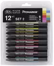 W&N Promarker 12-lajitelma set 2 - Promarker tussit - 5043226 - 3