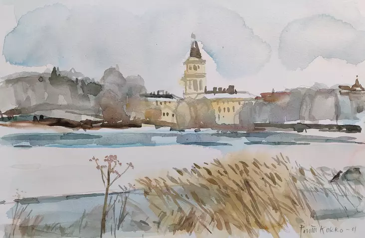 Kokko Pentti: Ensilumen aikaan - Keskisuuret vedokset - t2836 - 1