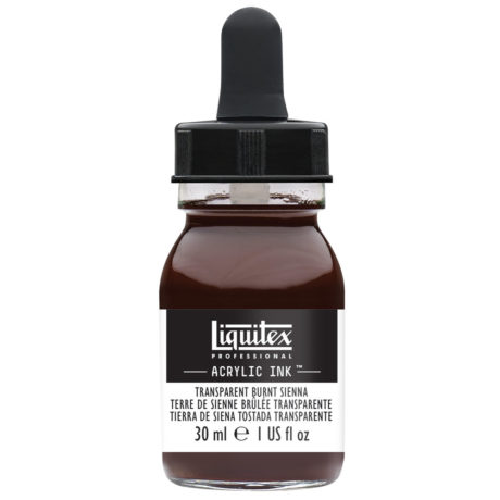 Liquitex Acrylic Ink 129 Transparent burnt sienna 30ml - Akryylimusteet - 6975796 - 1
