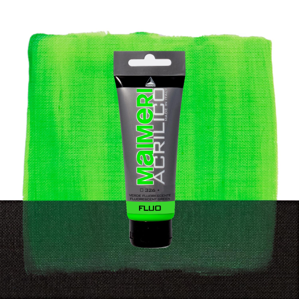 Maimeri Acrilico 326 Fluorescent Green 75ml - Maimeri Acrilico 75ml - 0916326 - 1