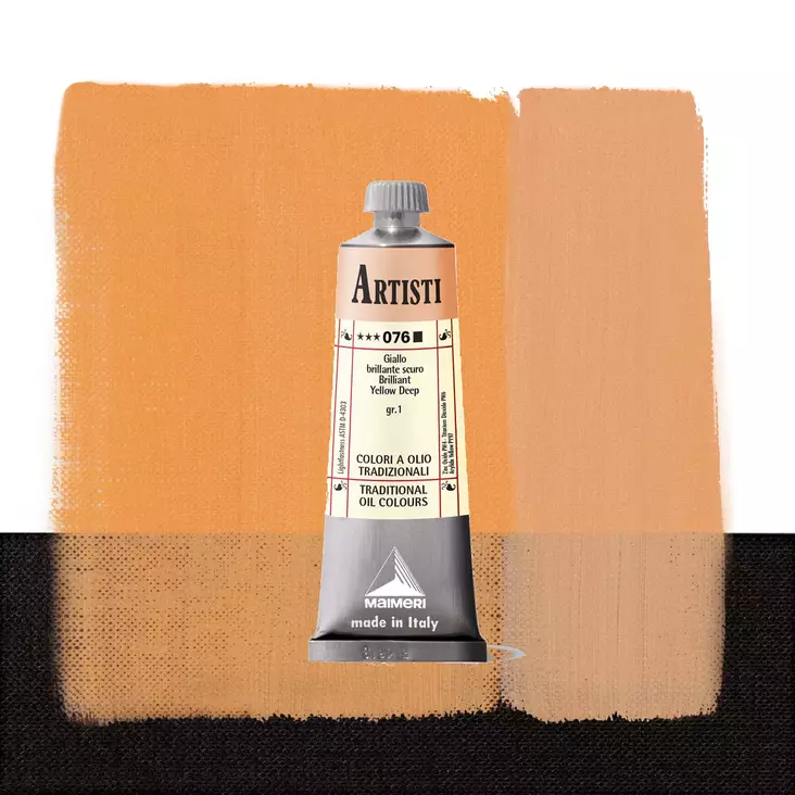Maimeri Artisti 076 Brilliant Yellow Deep 60ml - Maimeri Artisti 60ml ja 200ml - 0106076 - 1