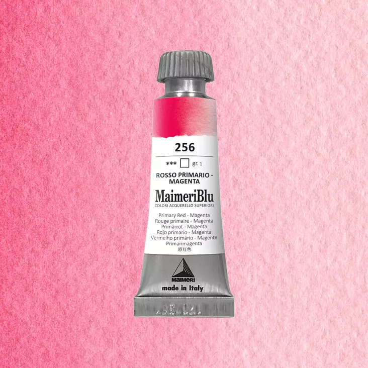 Maimeri Blu Akvarellituubi 256 Primary Red - Magenta 12ml - Maimeri Blu - 1609256 - 1