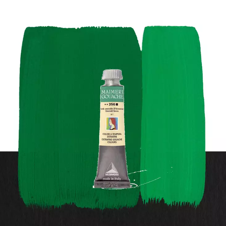 Maimeri Guassi 356 Emerald Green 20ml - Guassi ja peitevärit - 2002356 - 1