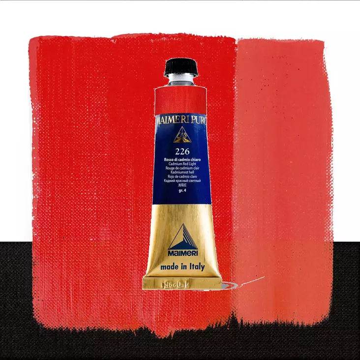 Maimeri Puro 226 Cadmium Red Light 40ml - Maimeri Puro 40ml - 0012226 - 1